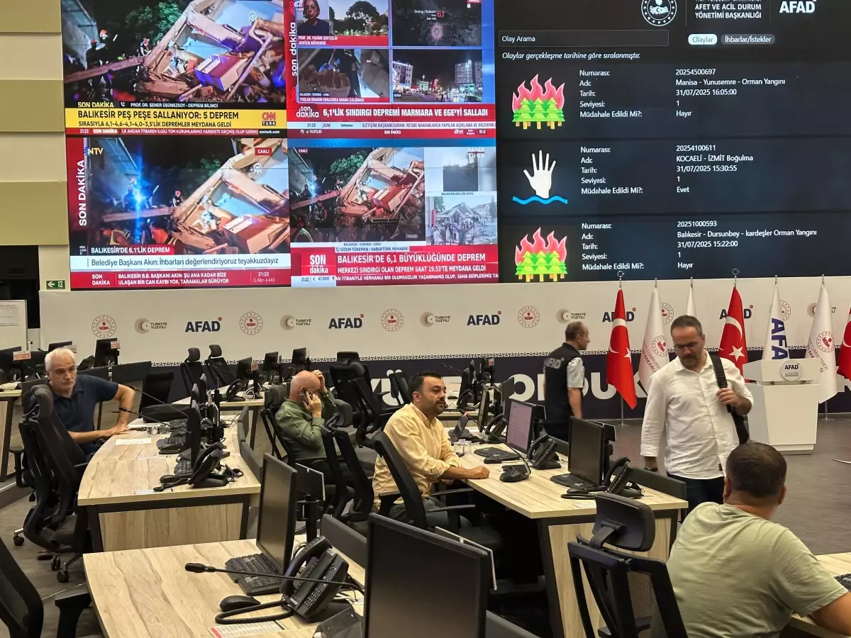 Balıkesir Depreminin Ardından TAMP Devrede