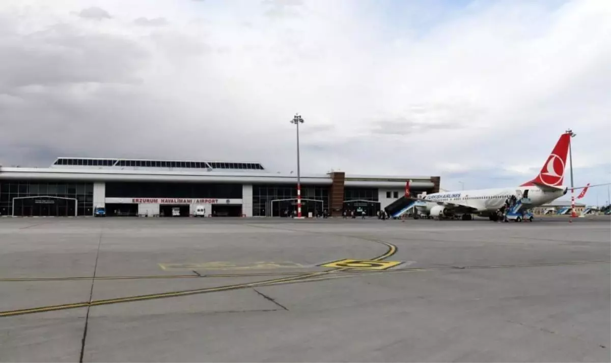 Erzurum Hava Limanı'nda Uçuş ve Yolcu Artışı