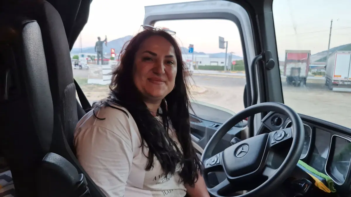 Kadın TIR Şoförü Nazan Hançer Cesaret Çağrısı Yaptı