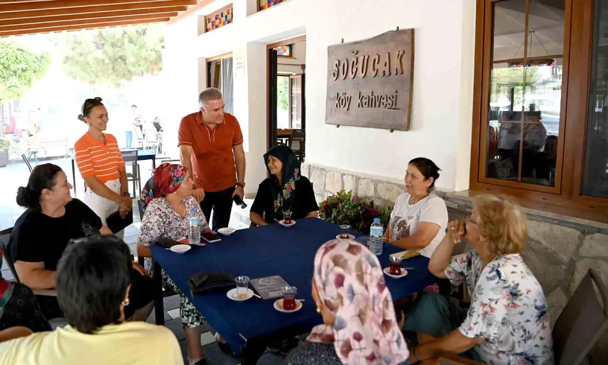 Kuşadası'nda Yeni Nesil Köy Kahvesi Hizmete Girdi
