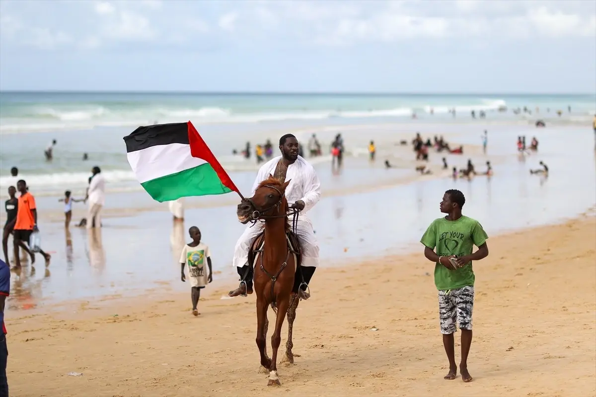 Senegal'den Gazze'ye Destek Gösterisi