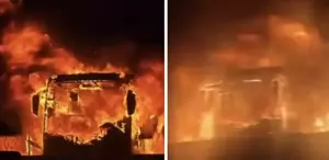 Maltepe'de Havai Fişekle Yangın Çıktı
