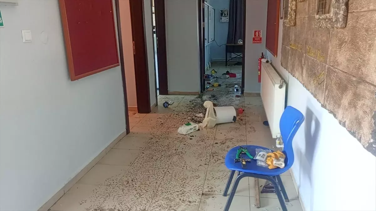 Zihinsel Engelli Kişi Okula Zarar Verdi