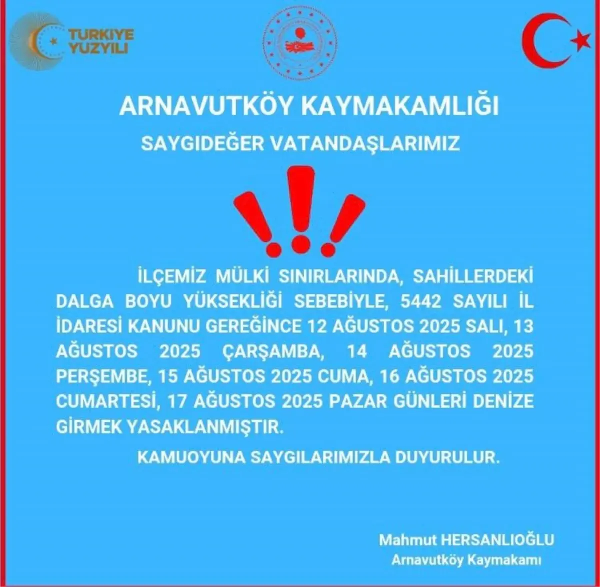 İstanbul'da Fırtına Uyarısı