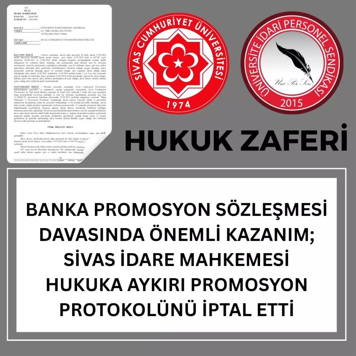 Üni-Per-Sen'den Önemli Kazanım