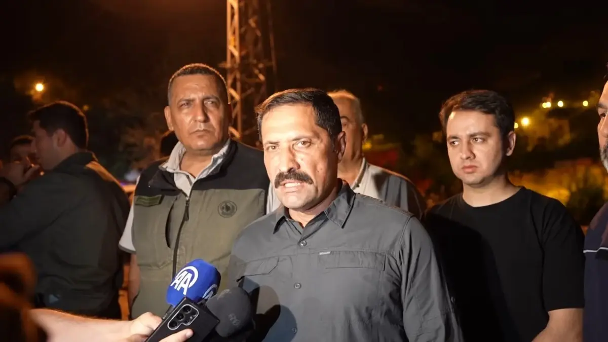 Vali Masatlı Yangın Bölgesinde