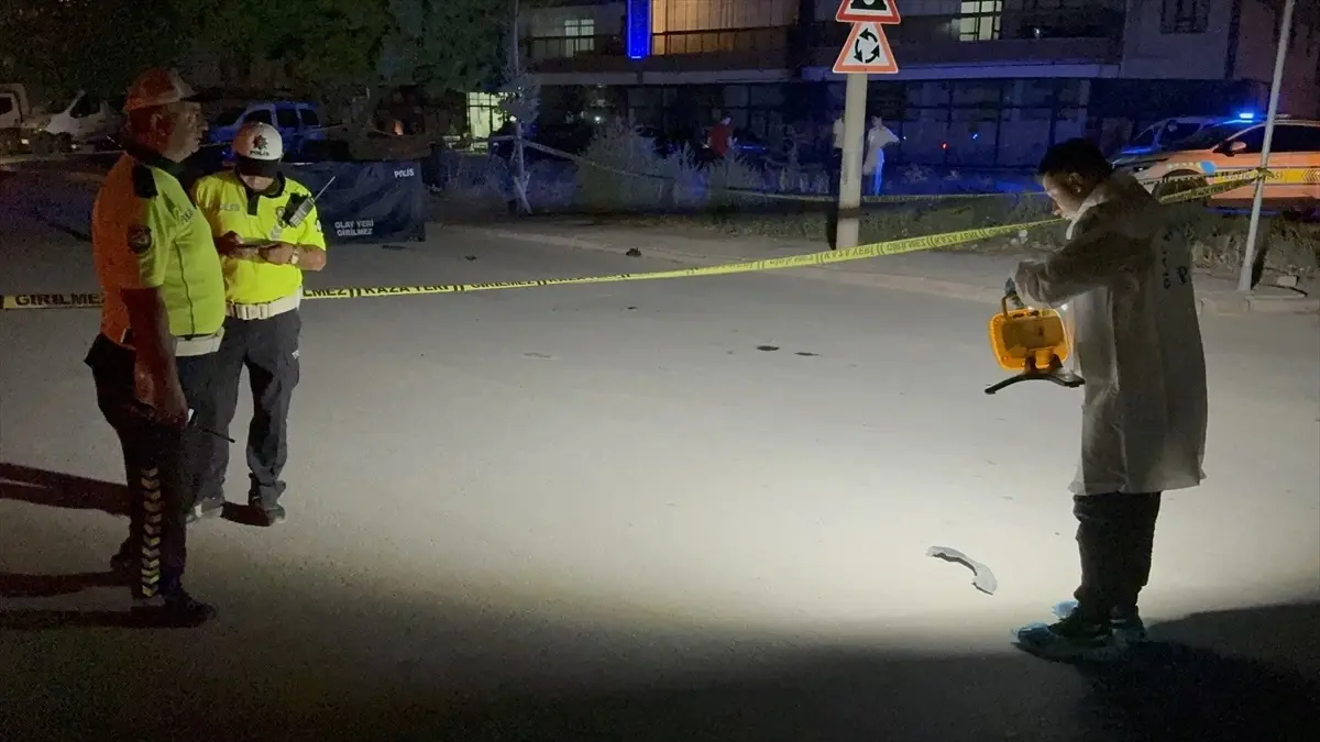 Karatay'da Yaya Trafik Kazası: 1 Ölü
