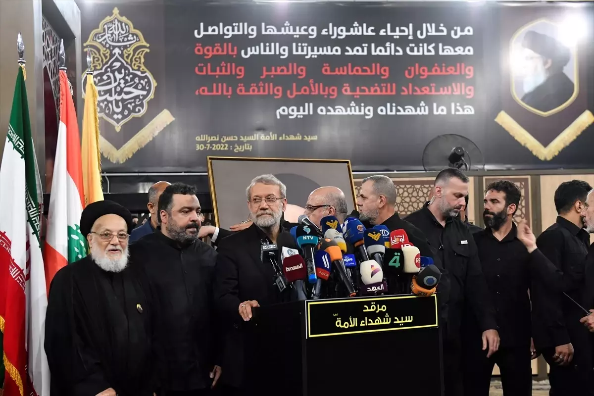 Laricani'den Hizbullah'a Destek Mesajı