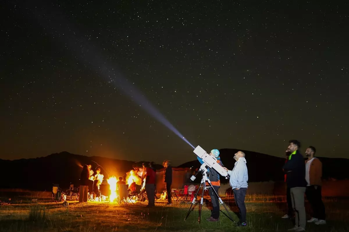 Van'da Perseid Meteor Yağmuru Etkinliği