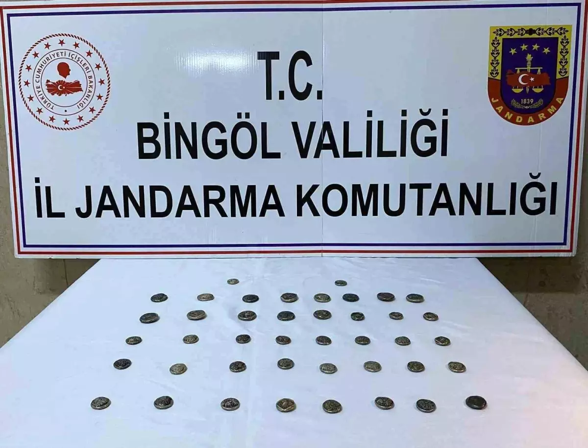 Bingöl'de 42 Tarihi Sikke Ele Geçirildi