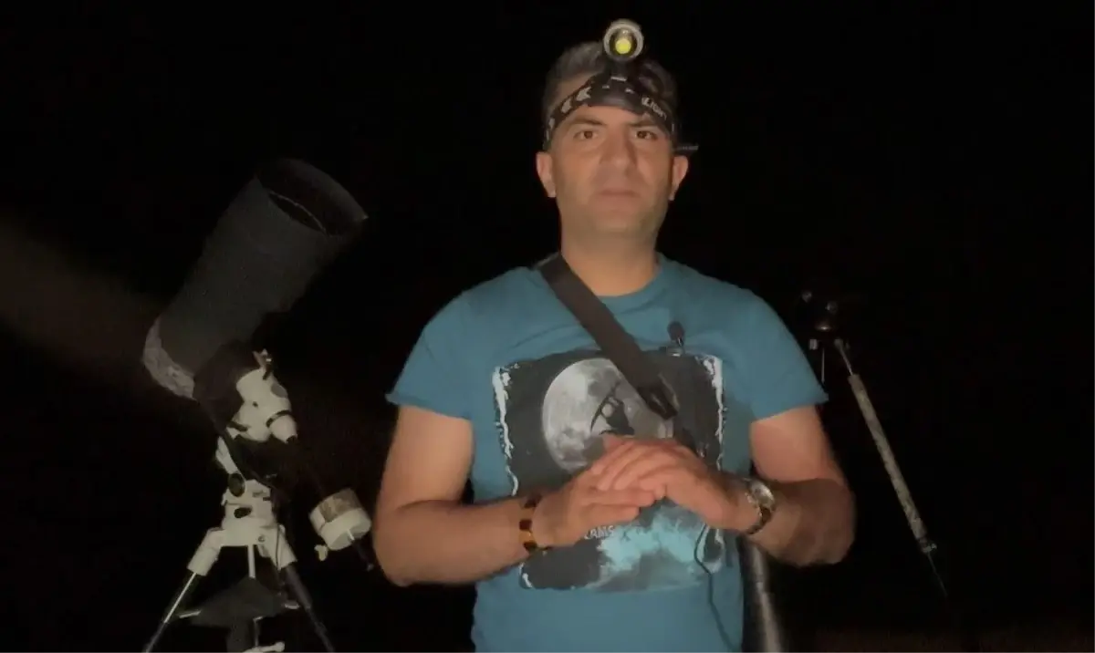 Tatvan'da Perseid Meteor Yağmuru Fotoğraflandı
