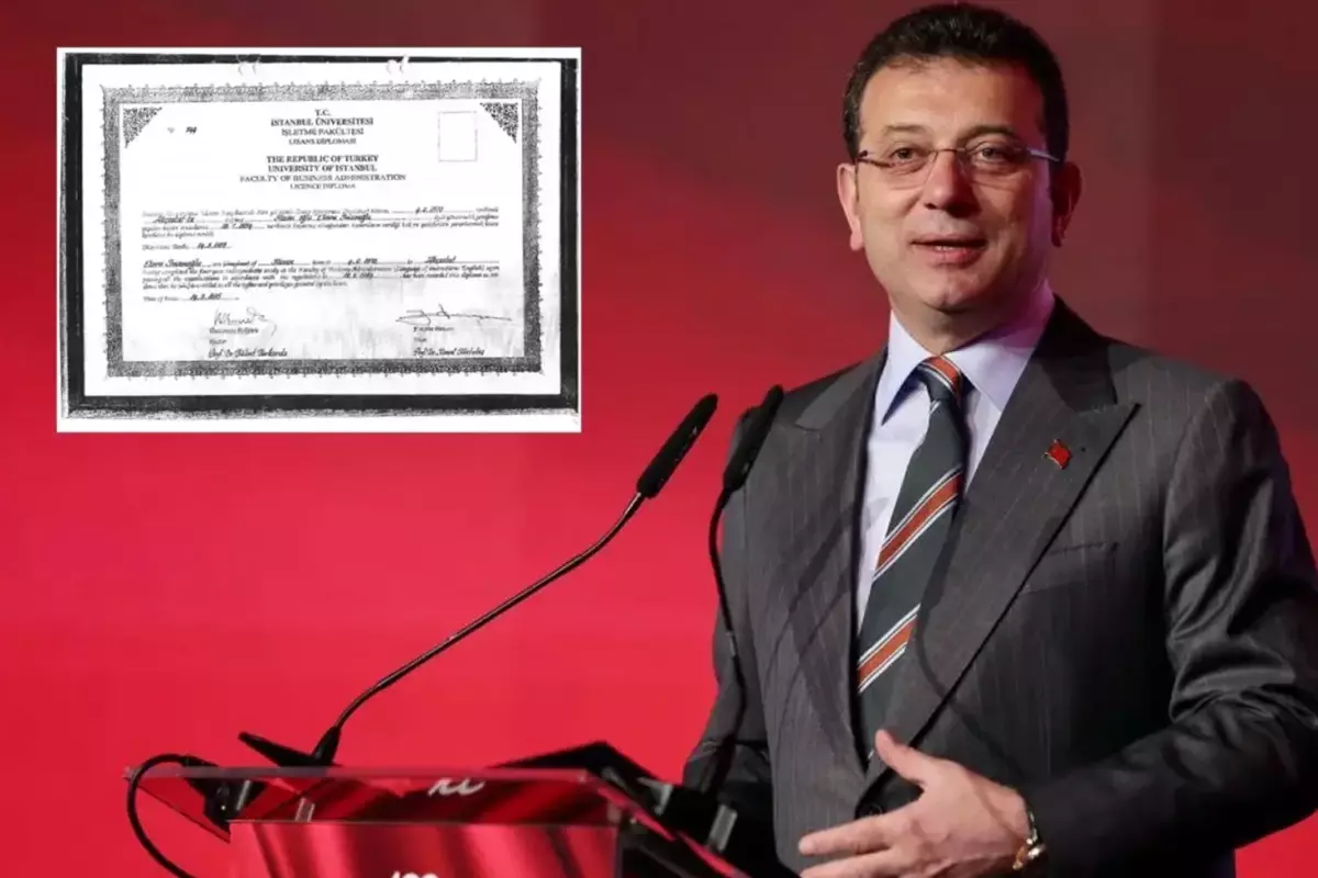 İmamoğlu ve 27 kişinin diplomaları YÖKSİS'ten silindi