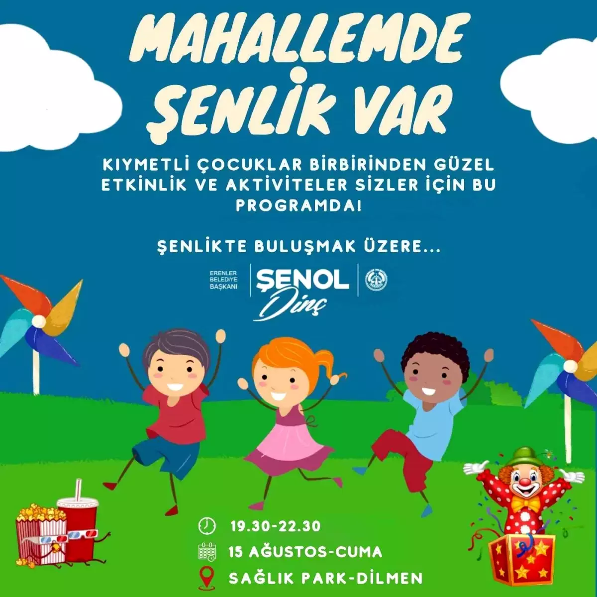Erenler Belediyesi'nden Çocuklara Özel Şenlik