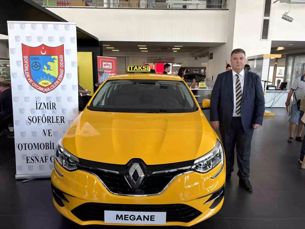 İzmir'de İlk LPG'li Megane Taksi Tanıtıldı