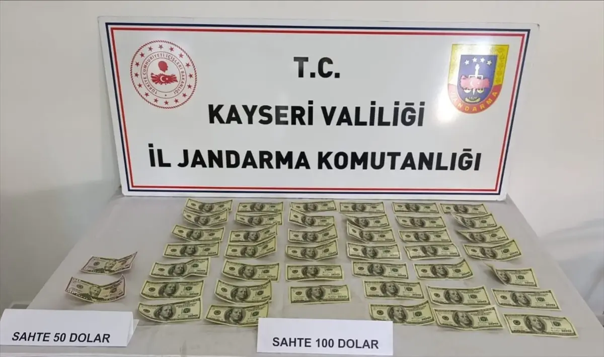 Kayseri'de Sahte Dolar Operasyonu