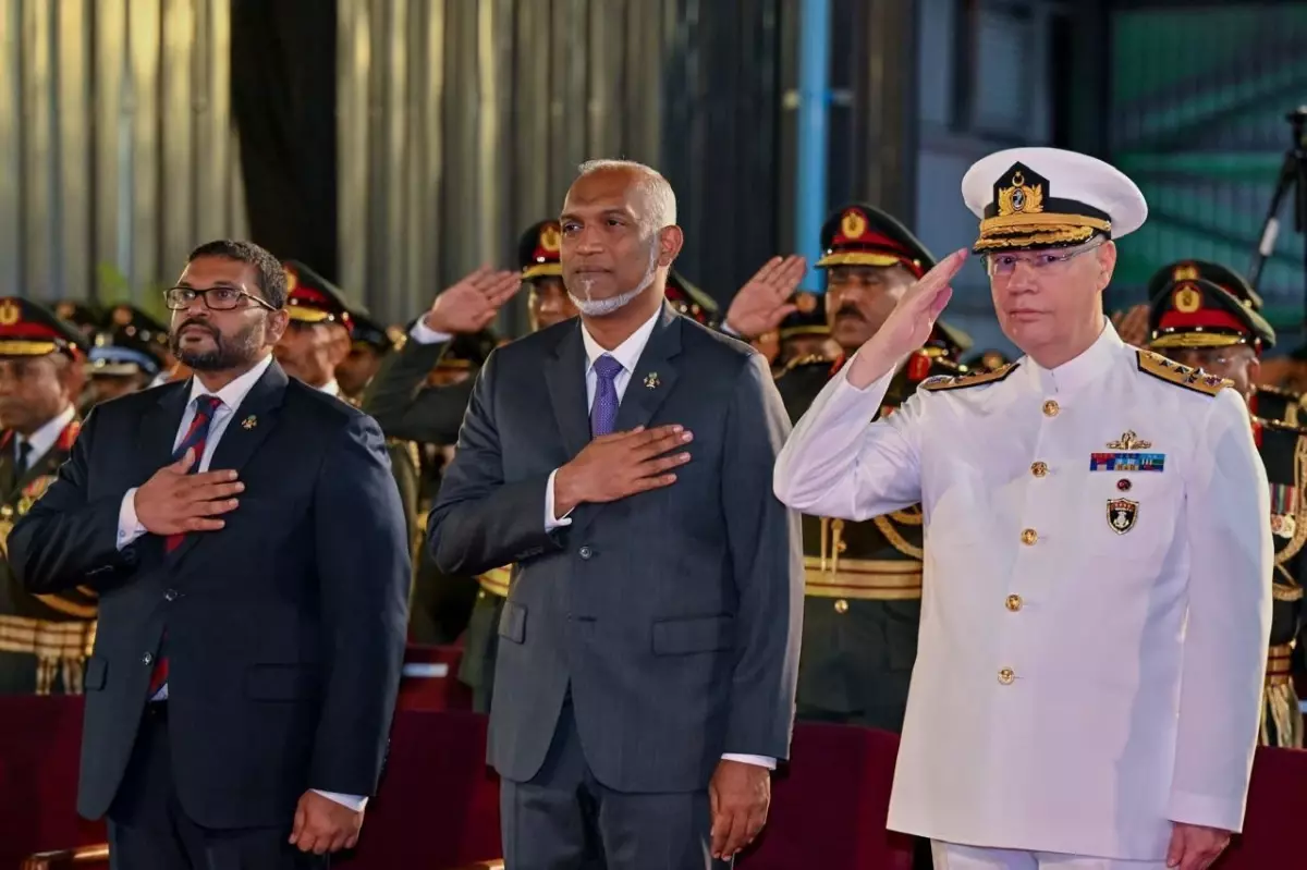 TCG Volkan Gemisi Maldivler'e Hibe Edildi