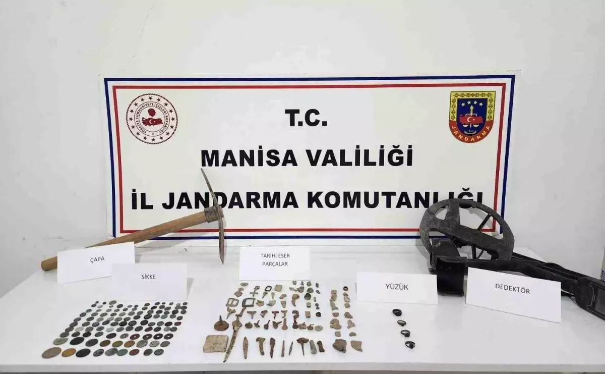 Manisa'da Kaçak Kazı Operasyonu