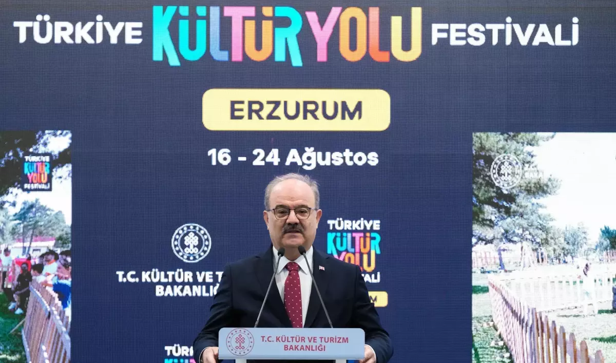 Kültür Yolu Festivali Erzurum'da Başladı