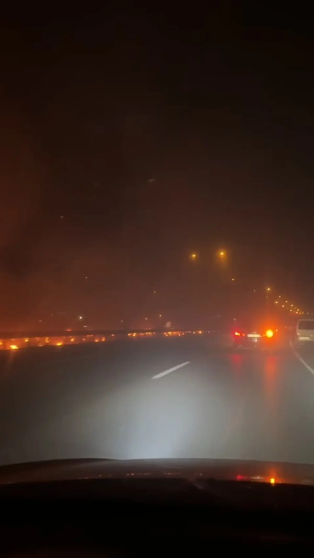 Samsun'da Kimyasal Madde Yüklü TIR Yangını