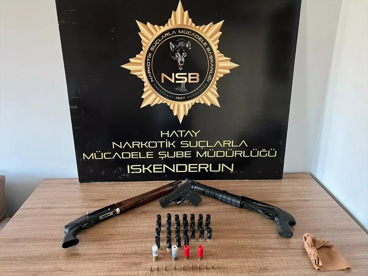 İskenderun'da Ruhsatsız Silah Operasyonu