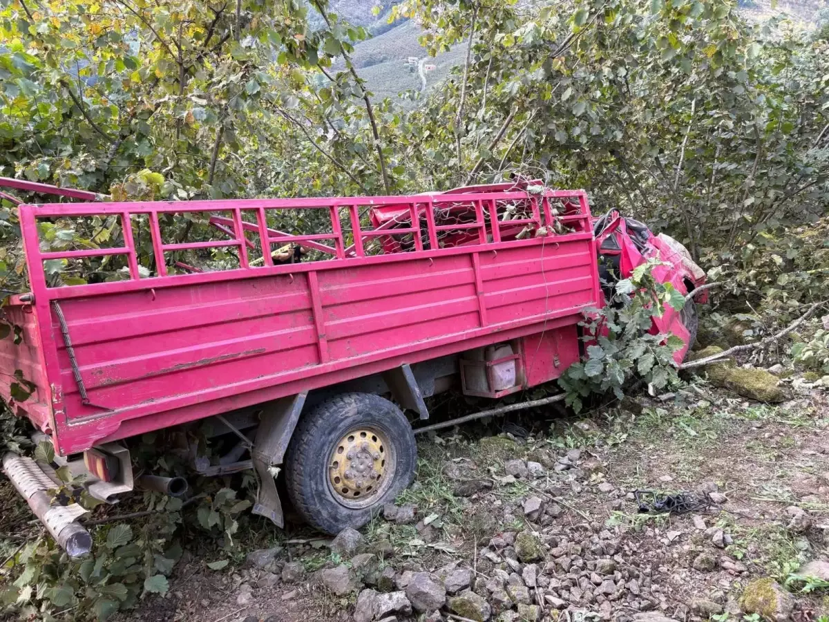 Fındık İşçilerini Taşıyan Kamyonet Kazası: 4 Ölü