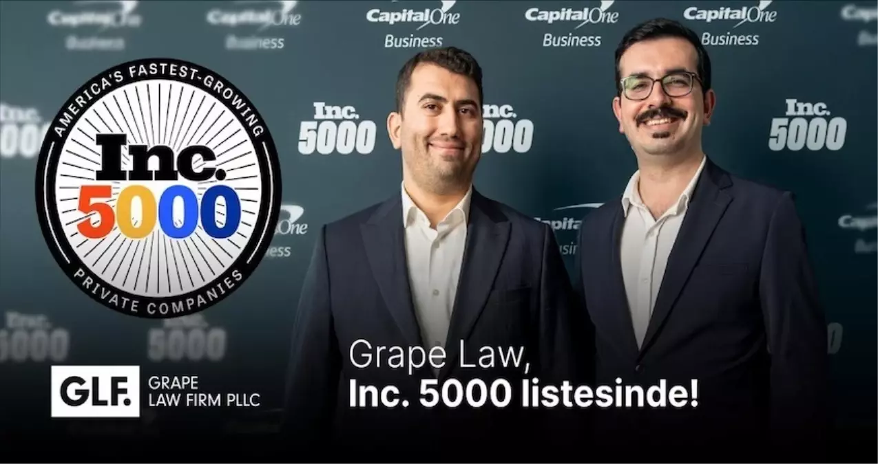 Grape Law, Inc. 5000 listesinin 161. sırasında!