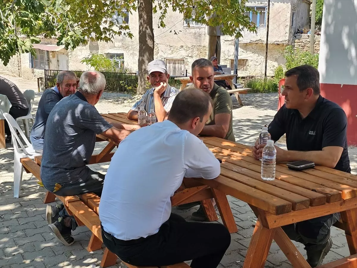 Kaşdemir Yangın Bölgesini Ziyaret Etti