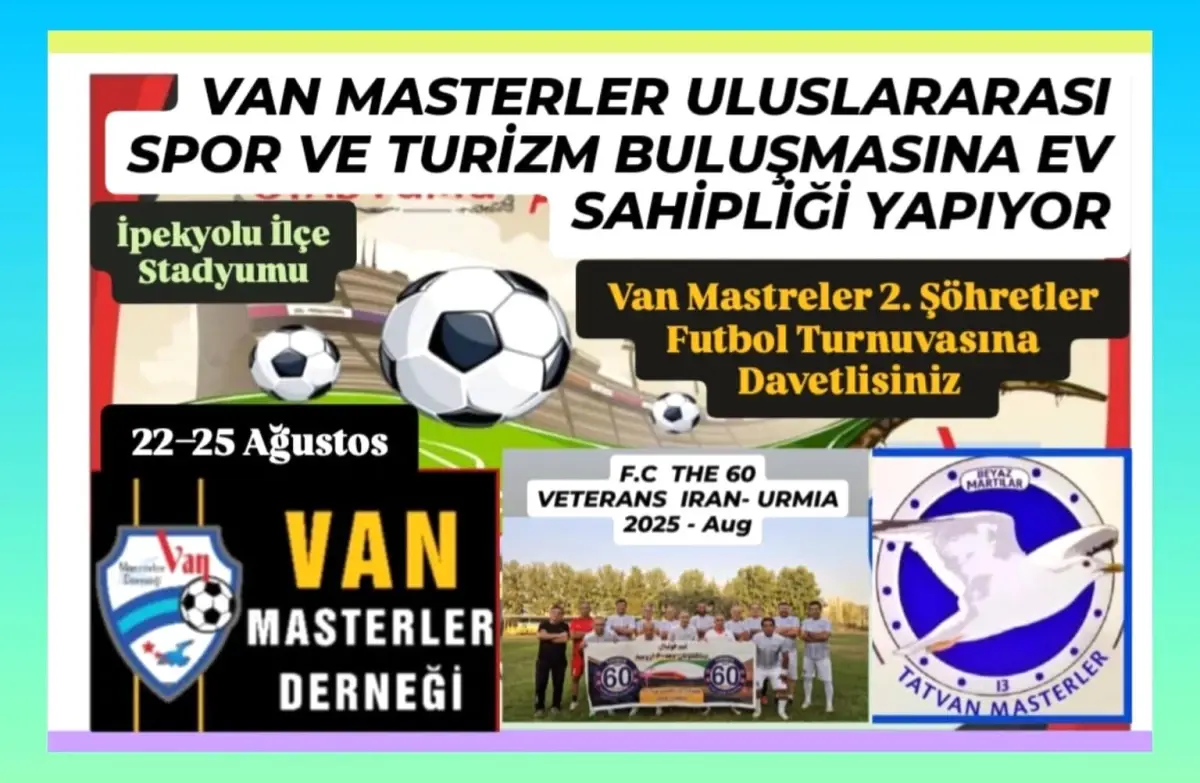 Van'da Uluslararası Futbol Turnuvası