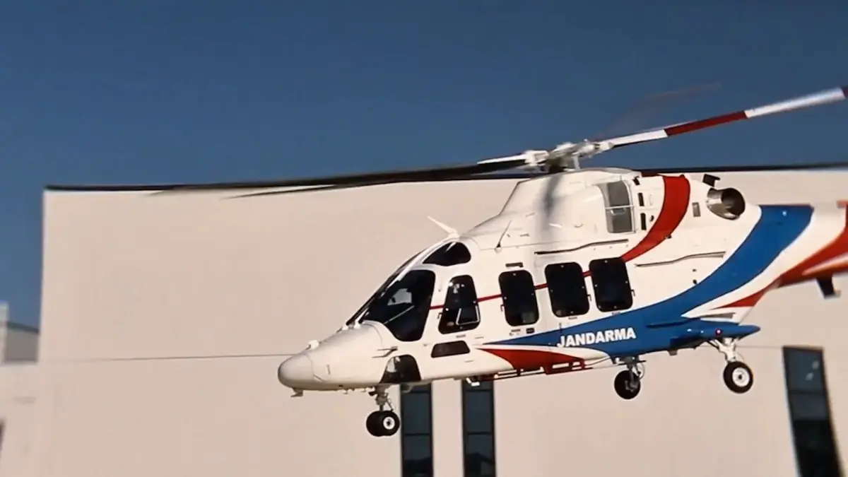 4'üncü Gökbey Helikopteri Jandarma'ya Teslim