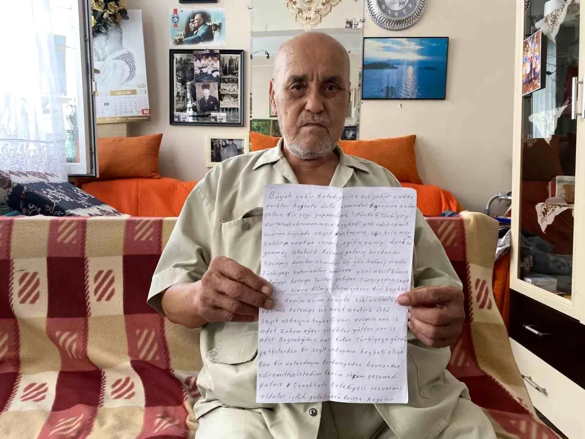 Memduh Amca'dan Seyit Onbaşı İçin Heykel Talebi