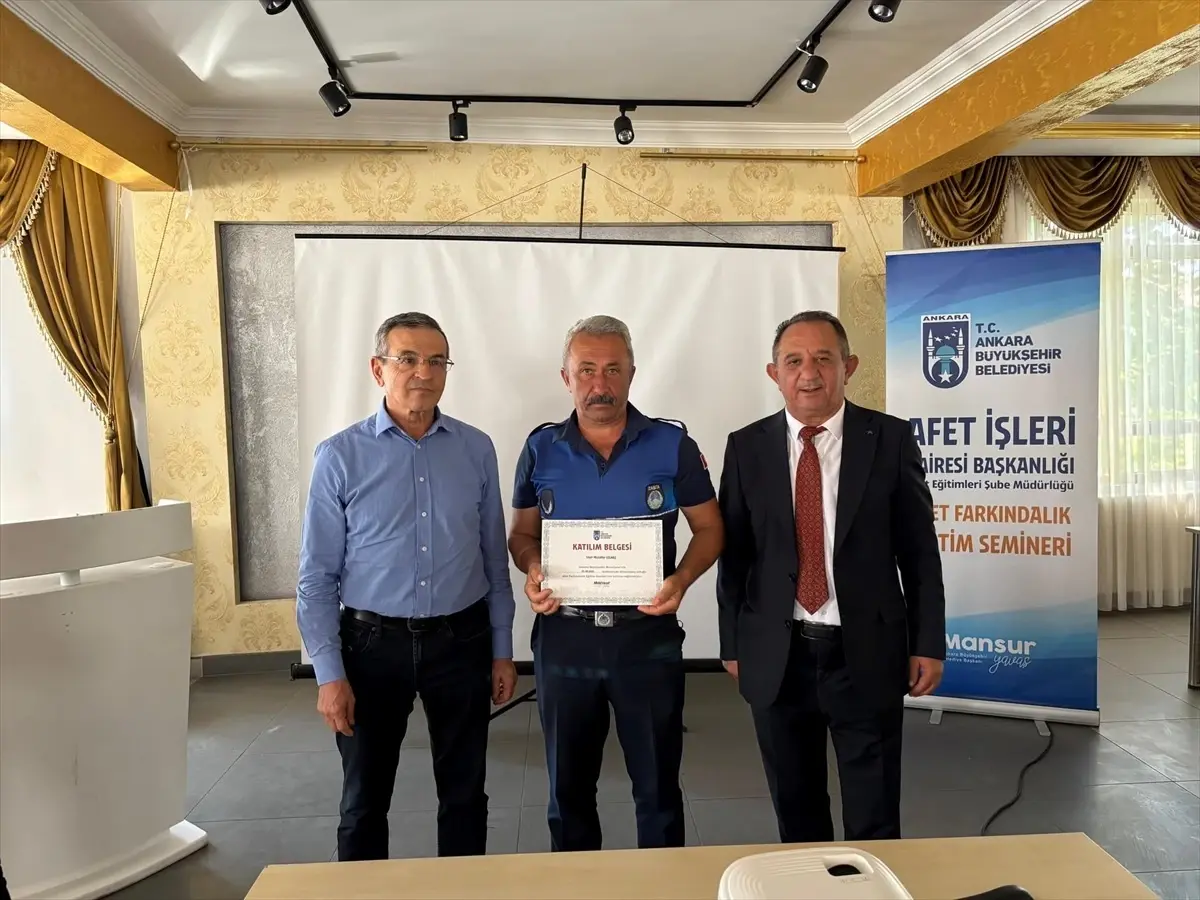 Güdül'de Afet Farkındalık ve Yangın Eğitimi