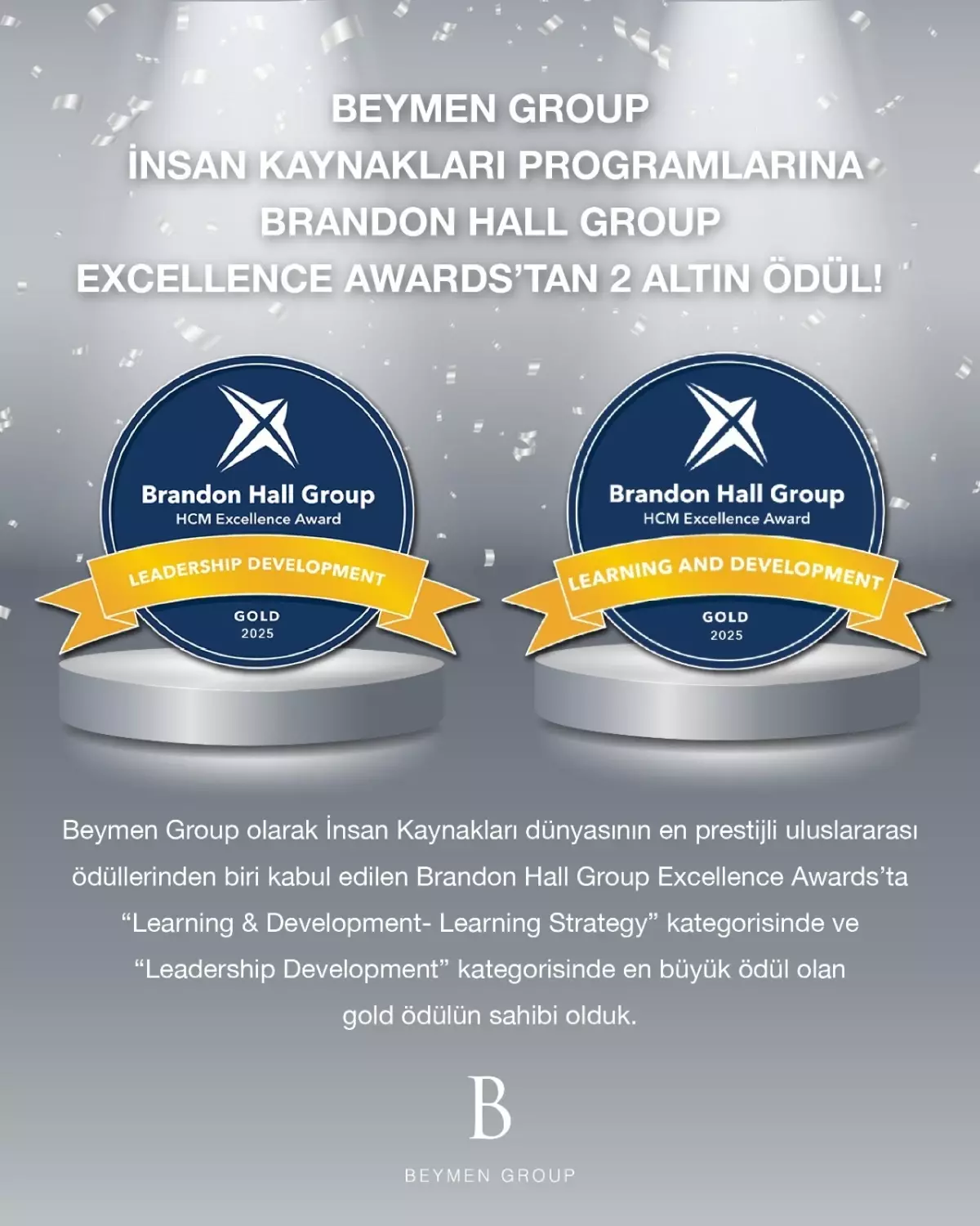 Beymen Group 5 Ödül Kazandı