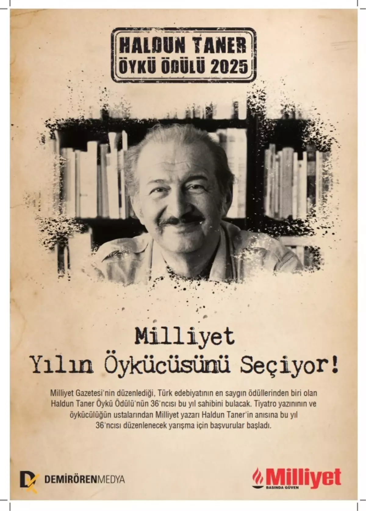 Haldun Taner Öykü Ödülü Başvuruları Başladı
