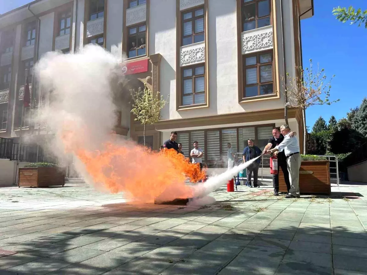 Eskişehir'de Afet ve Yangın Eğitimi