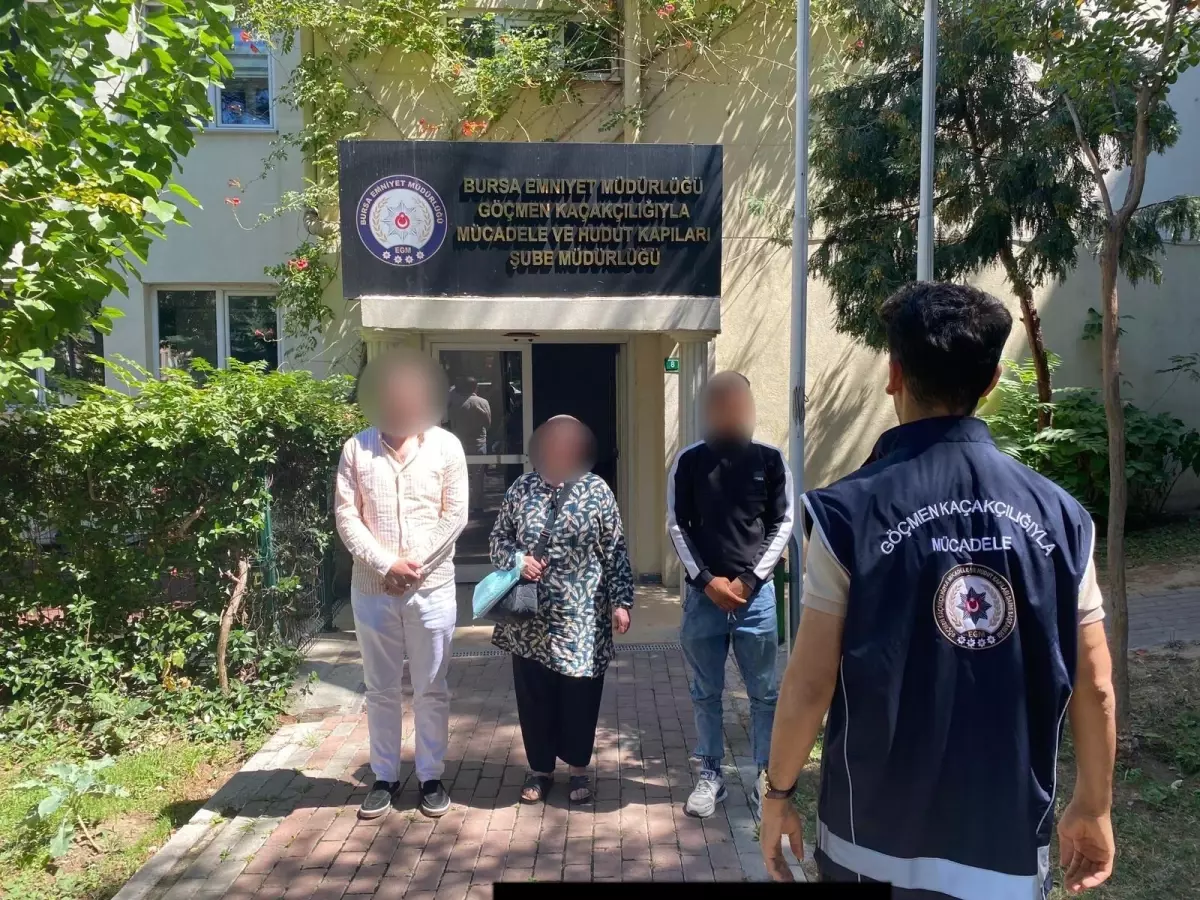Bursa'da Göçmen Kaçakçılığı Operasyonu