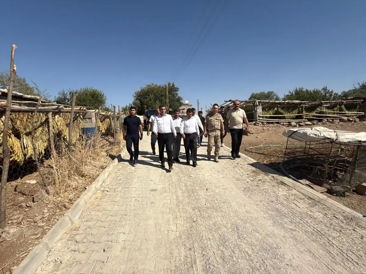 Kaymakam Böçkün, Köylerde Yol ve Su Çalışmalarını İnceledi