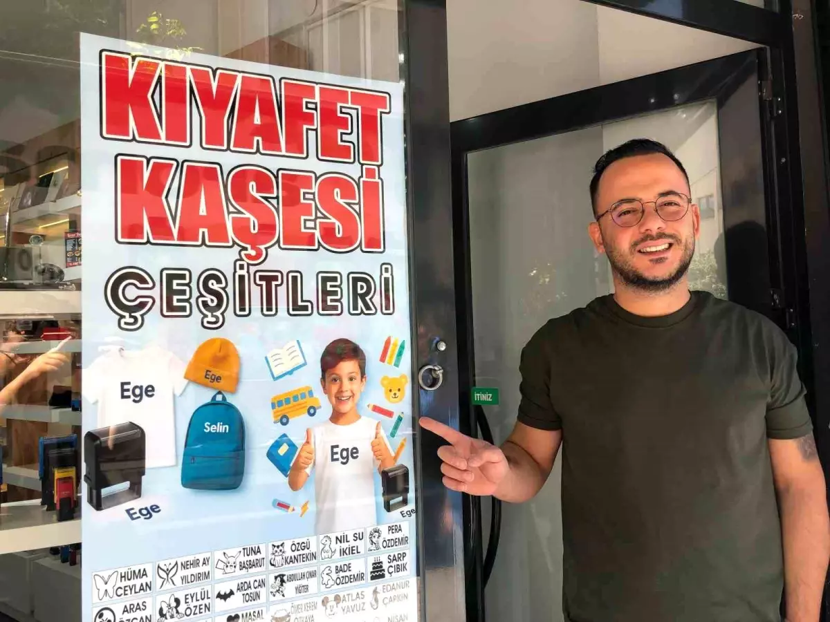 Özel İsim Kaşeleriyle Okul Eşyası Karmaşası Önleniyor