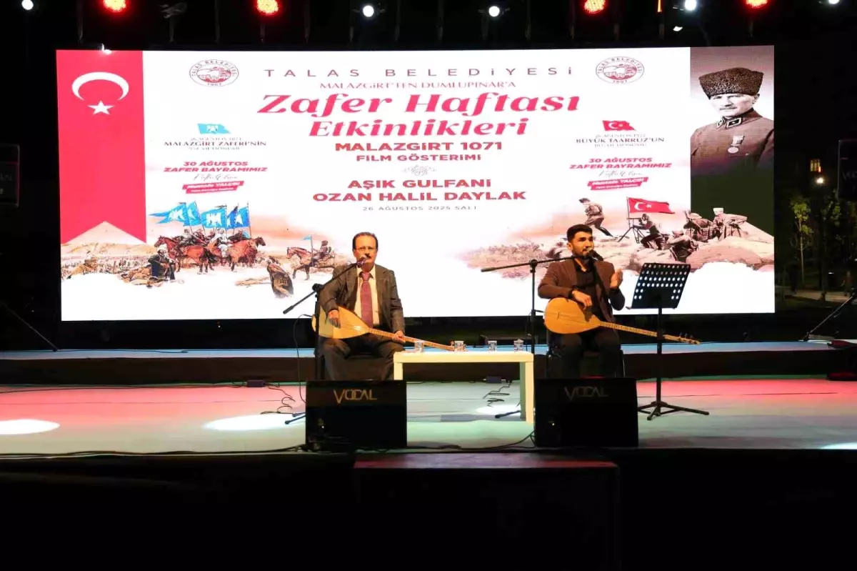 Talas'ta Zafer Haftası Etkinlikleri Coşkuyla Devam Ediyor