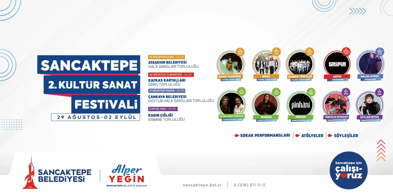 Sancaktepe Kültür Sanat Festivali Başlıyor
