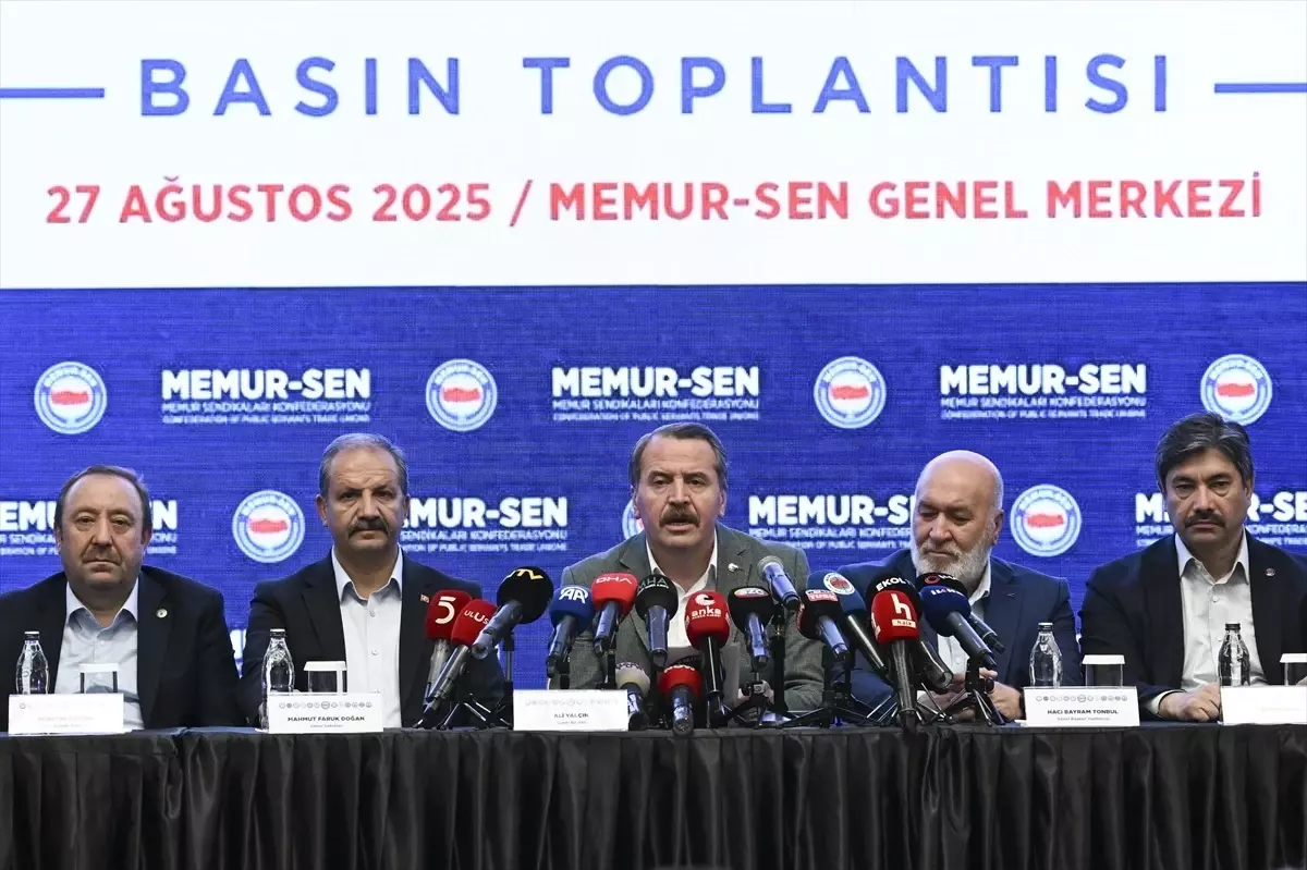 Memur-Sen'den Sendika Yasası Eleştirisi