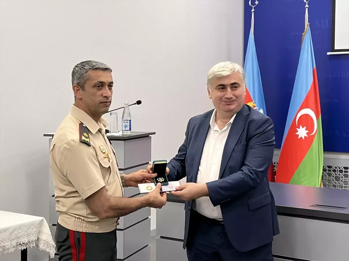 Azerbaycan'dan AA Muhabirlerine Ödül