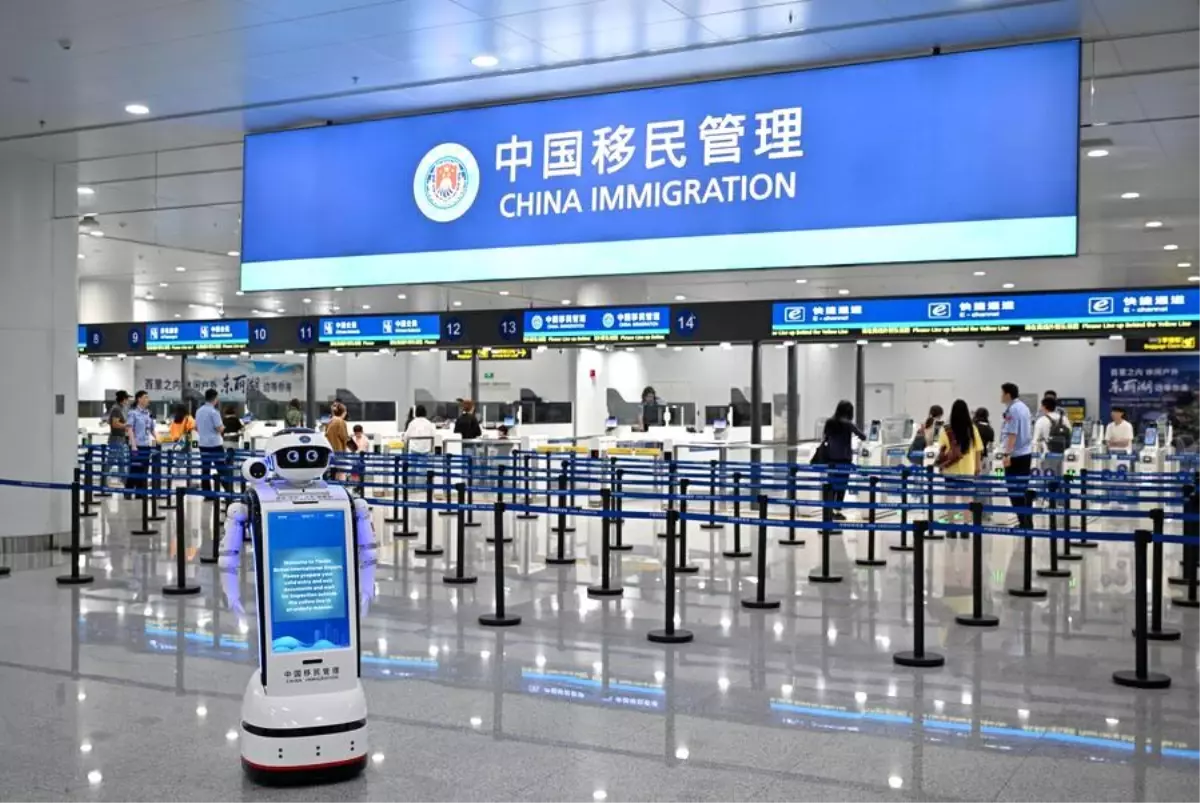 Tianjin Havalimanı'nda Yeni Göç Kontrol Noktası
