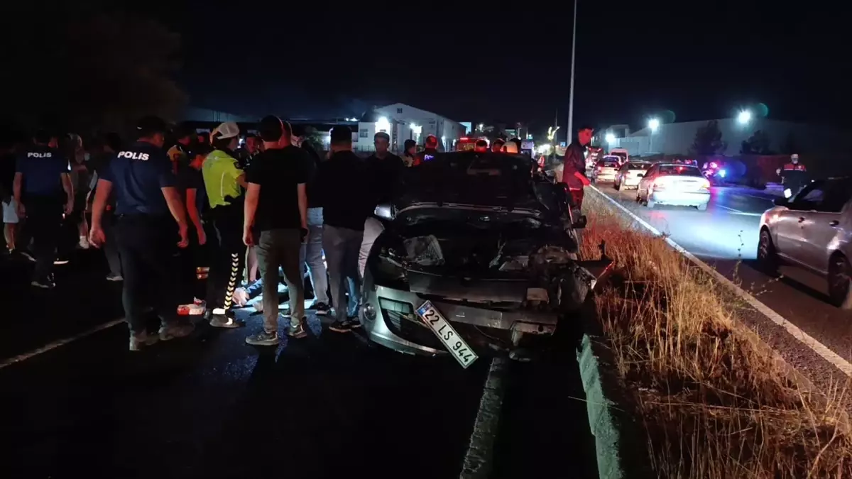 Tekirdağ'da Trafik Kazası: 1 Ölü, 2 Yaralı