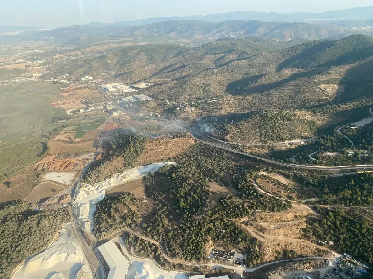 Milas'ta Ziraat Yangını Kontrol Altına Alındı