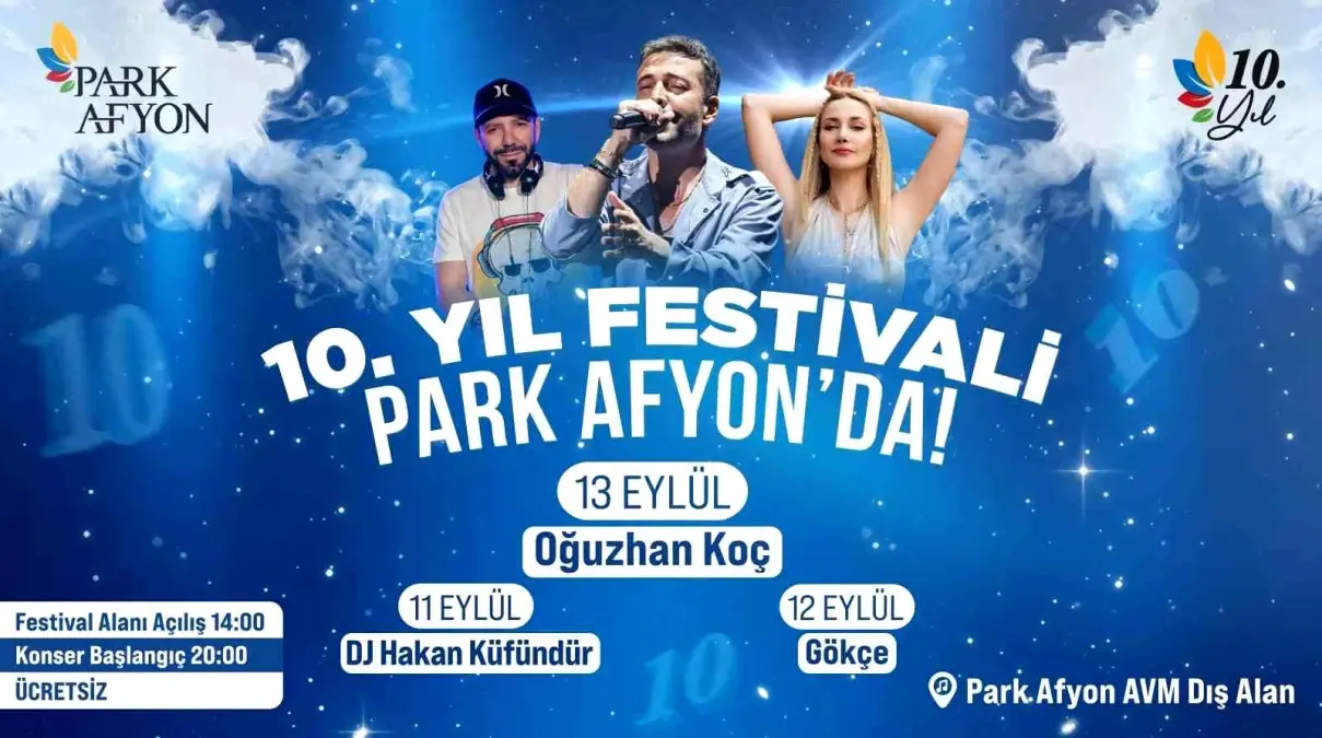 Park Afyon'da 10. Yıl Festivali