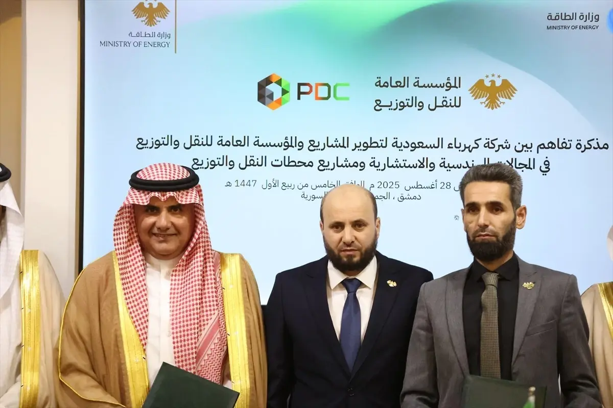 Suriye-Suudi Arabistan Enerji Anlaşması