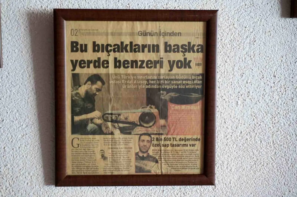 Güdül'de El Sanatlarıyla Bıçak Üretimi