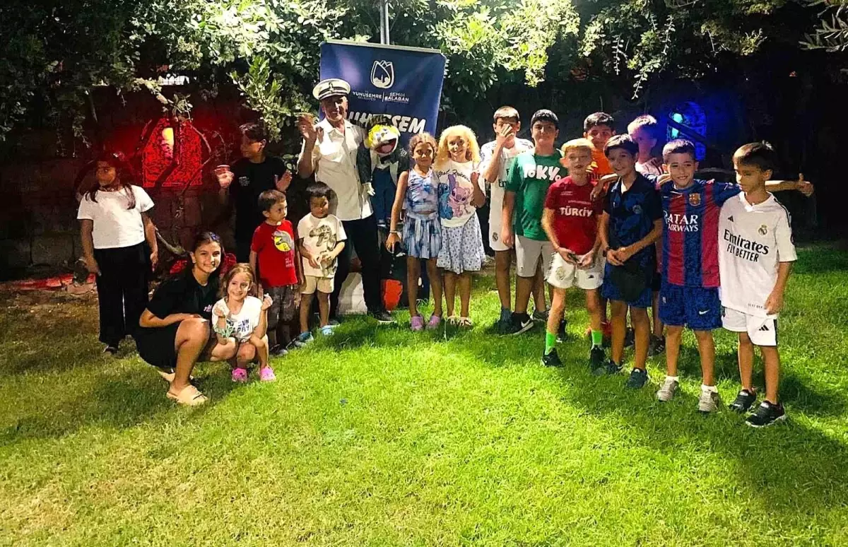 Yunusemre'de 'Mutlu Çocuklar' Eğlence Programı Başladı