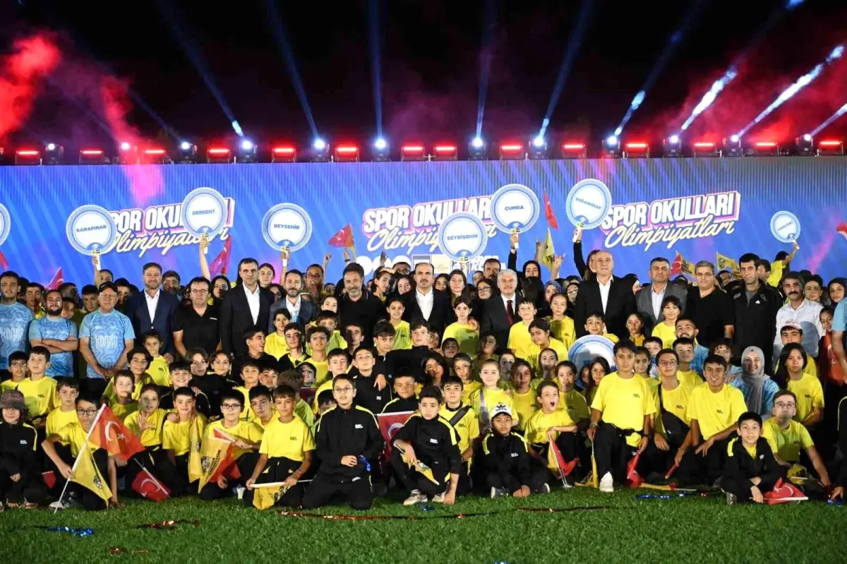 Konya'da İlk Spor Okulları Olimpiyatları Düzenlendi