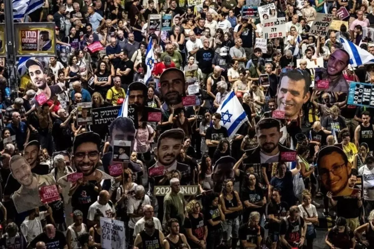 İsrail'de Gazze'ye İşgale Karşı Protestolar